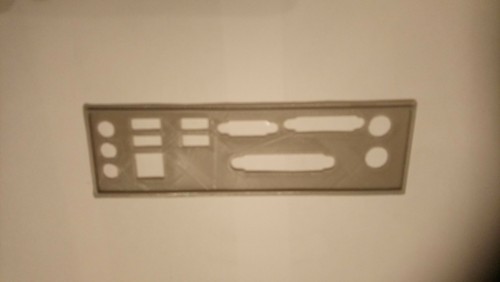 Shield plaque arriere en - i/o,
